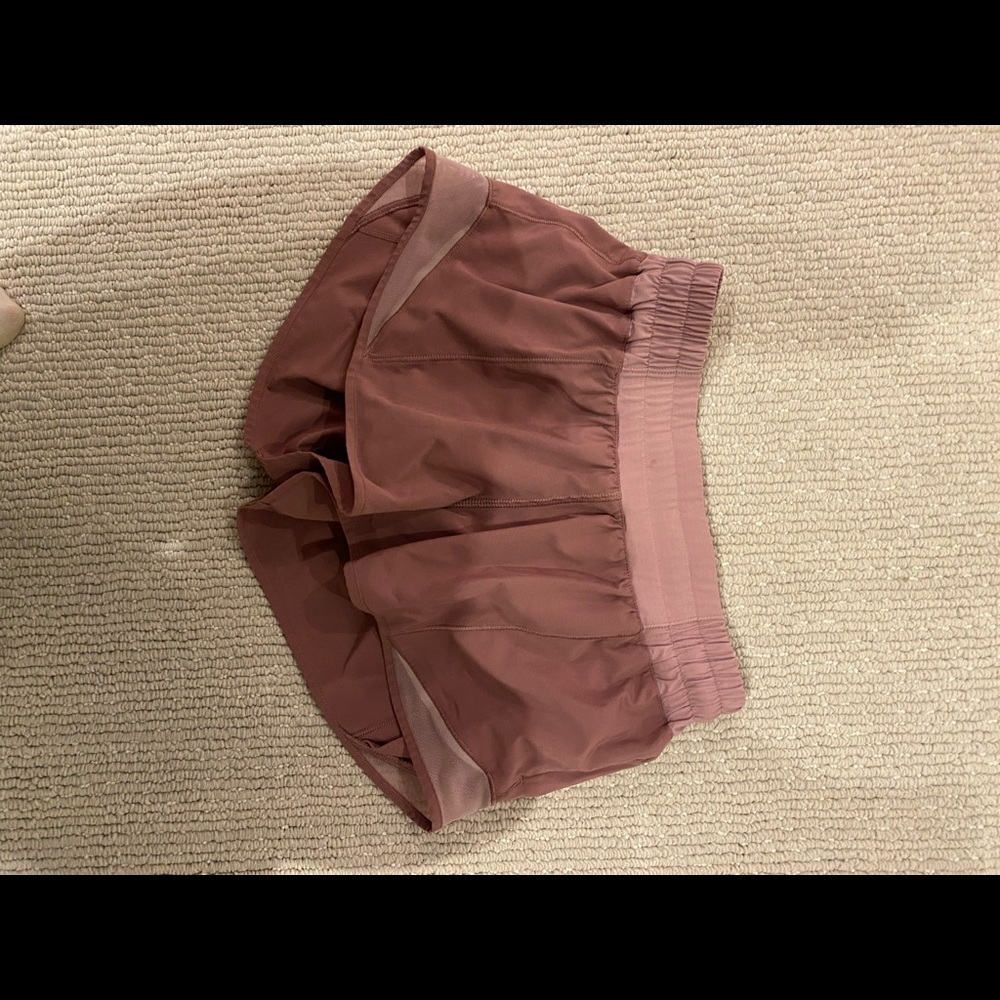 Pink Lululemon Shorts 2.5 in